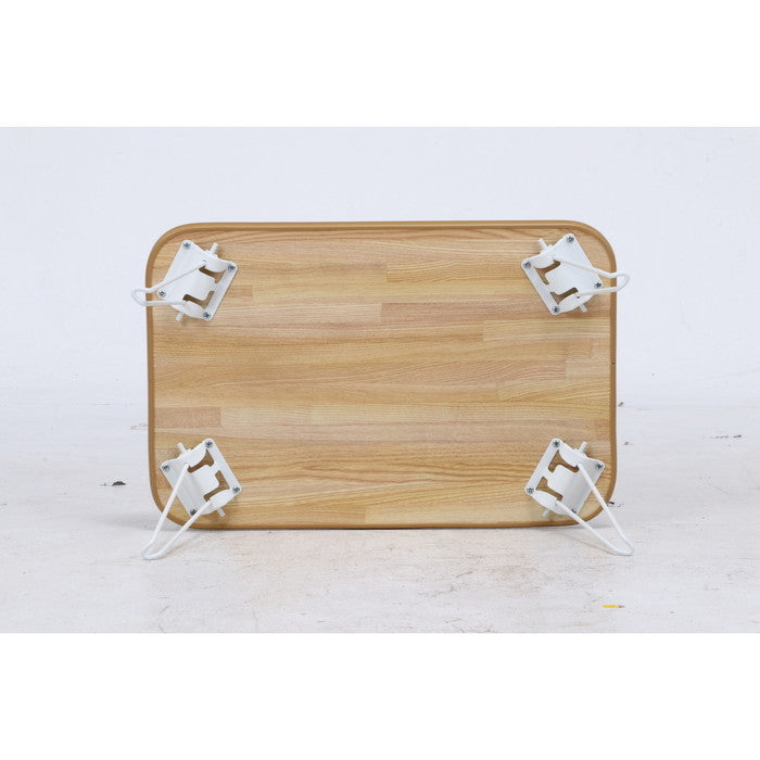 ちゃぶ台 幅45 ナチュラル／ホワイト CB-4530F-NA fj-14413の画像