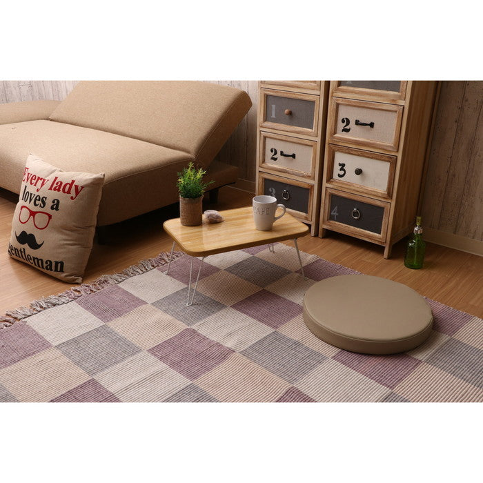 ちゃぶ台 幅45 ナチュラル／ホワイト CB-4530F-NA fj-14413の画像