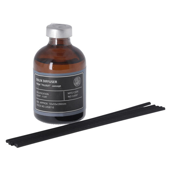ディフューザー ドゥ 50ml フルト ブルー 完成品 W55×D55×H190mm 0.1kg fj-14587の画像