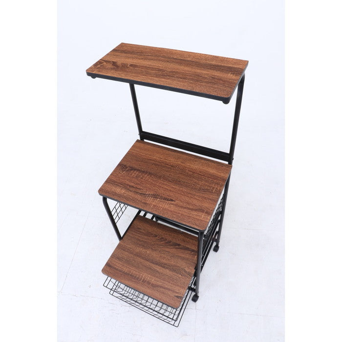 レンジワゴン ブラック／ブラウン FBC-03-1 BK/BR fj-14637の画像