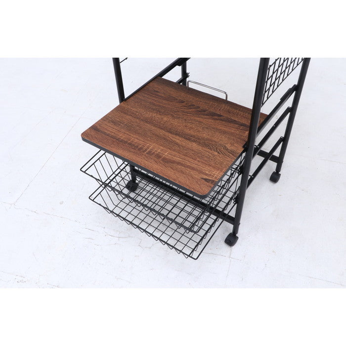 レンジワゴン ブラック／ブラウン FBC-03-1 BK/BR fj-14637の画像