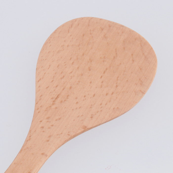 キッチンツール 木製 しゃもじ ナチュラル 完成品 W79×D8×H220mm 0.03kg fj-14789の画像