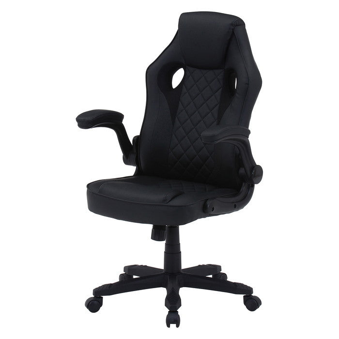 ゲーミングチェア シグナル ブラック 幅655×奥行630×高さ1030?1110 fj-16547の画像