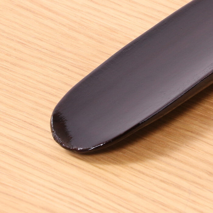 靴べら ヘレナ 樟木 70cm DBR ダークブラウン 完成品 W40×D700×H20mm 0.1kg fj-17565の画像