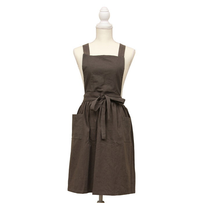 サーケル ドレスエプロン CHARCOAL チャコール 幅770?1250×奥行0×高さ850 fj-17640の画像