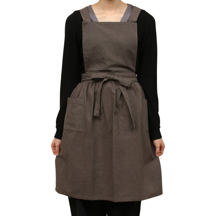 サーケル ドレスエプロン CHARCOAL チャコール 幅770?1250×奥行0×高さ850 fj-17640の画像