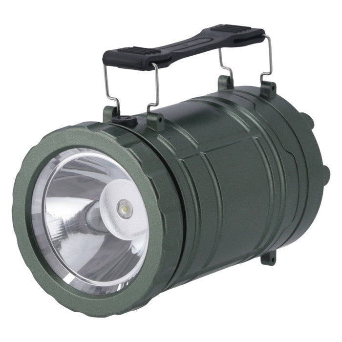 LED ランタン モスグリーン 幅85×奥行85×高さ145 fj-17907の画像