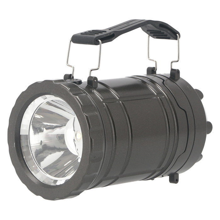 LED ランタン ブラック 幅85×奥行85×高さ145 fj-17908の画像