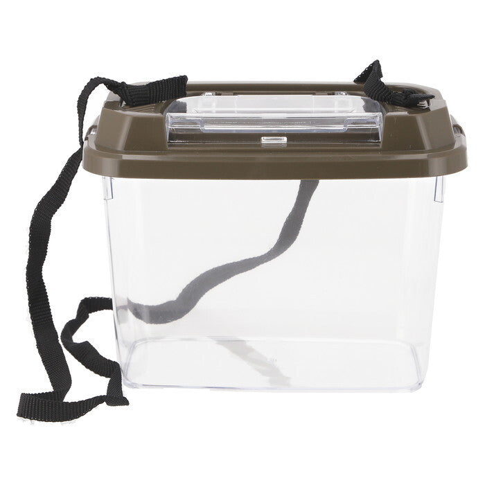 虫ハウス ワクワク S カーキ 完成品 W185×D120×H140mm 0.143kg fj-18713の画像