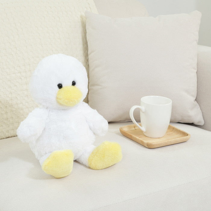 ぬいぐるみ あひる 25cm WH×YE 幅150×奥行180×高さ250 fj-18719の画像