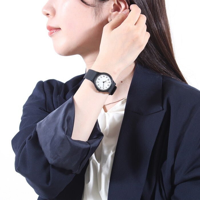 腕時計 シンプル BK ブラック 完成品 W36×D10×H235mm 0.019kg fj-18851の画像