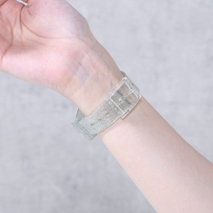 腕時計 クリア WH ホワイト 完成品 W36×D10×H240mm 0.019kg fj-18856の画像