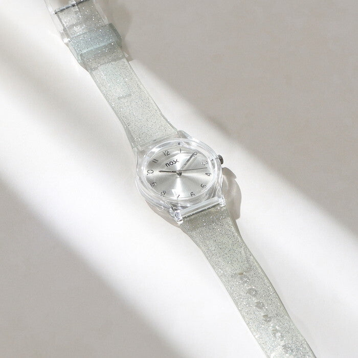 腕時計 クリア WH ホワイト 完成品 W36×D10×H240mm 0.019kg fj-18856の画像