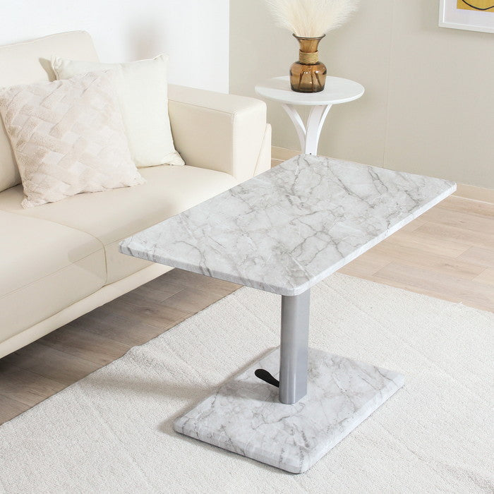 昇降テーブル9050 43?57 大理石 LUT9050 43-57 大理石 幅900×奥行500×高さ430?570mm fj-19072の画像