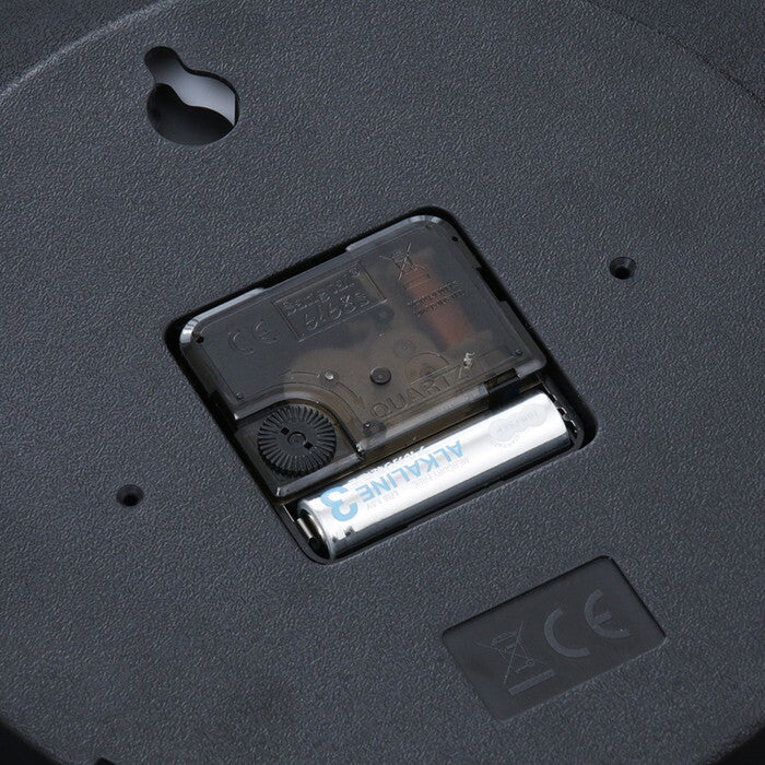 掛時計 掛け時計 かけ時計 フォレスト 温湿度計付 φ30 BR ブラウン 完成品 W300×D45×H300mm 0.88kg fj-19077の画像