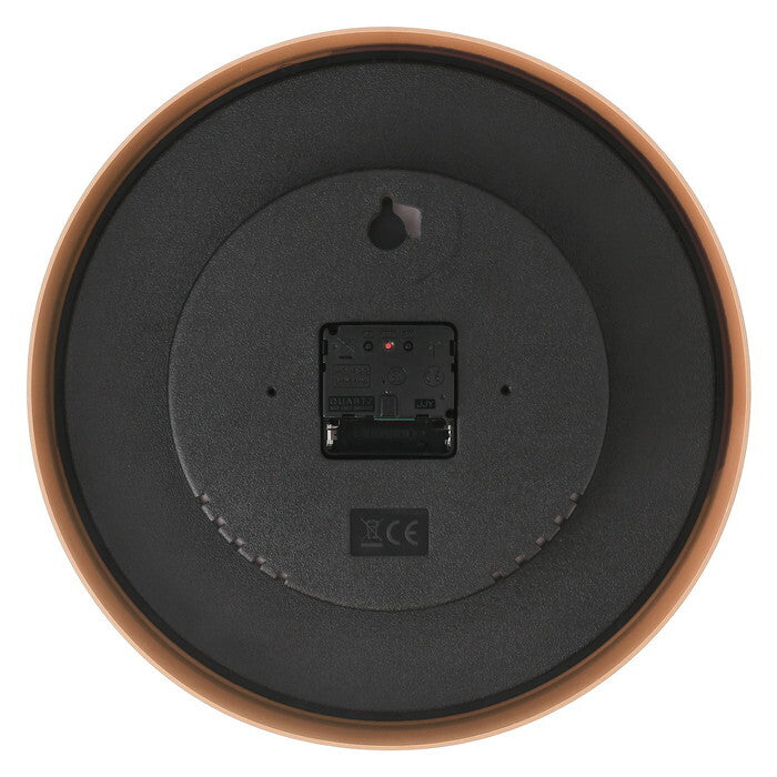 掛時計 電波 フォレスト φ30 NA ナチュラル 完成品 W300×D45×H300mm 0.61kg fj-19078の画像