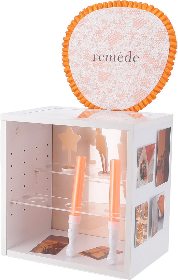 推し活収納ボックス 2023-0116-02 ホワイト 幅366×奥行250×高さ366mm fj-19240の画像