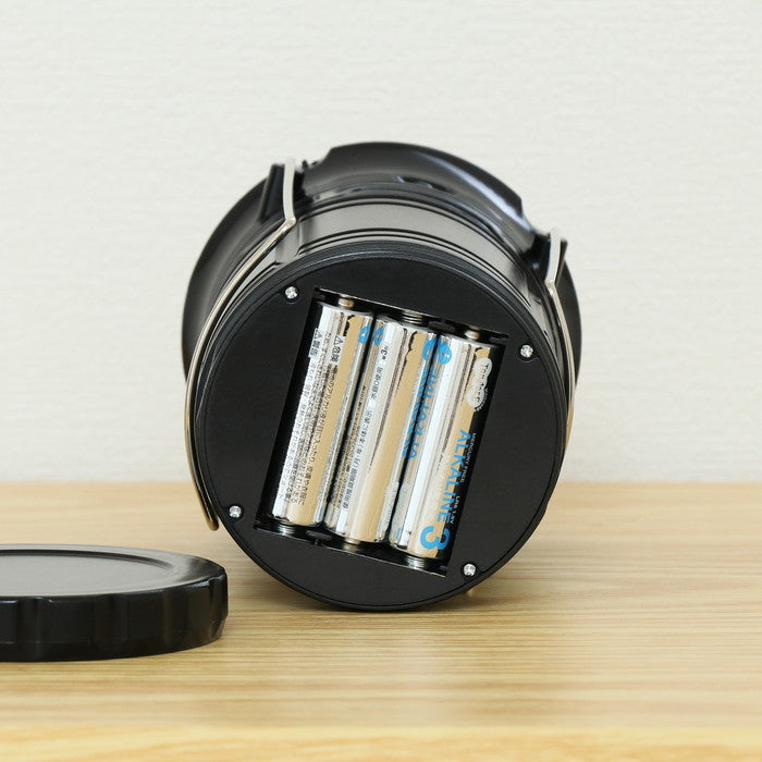 2WAY ランタンライトL ブラック 幅92×奥行92×高さ180 fj-19459の画像