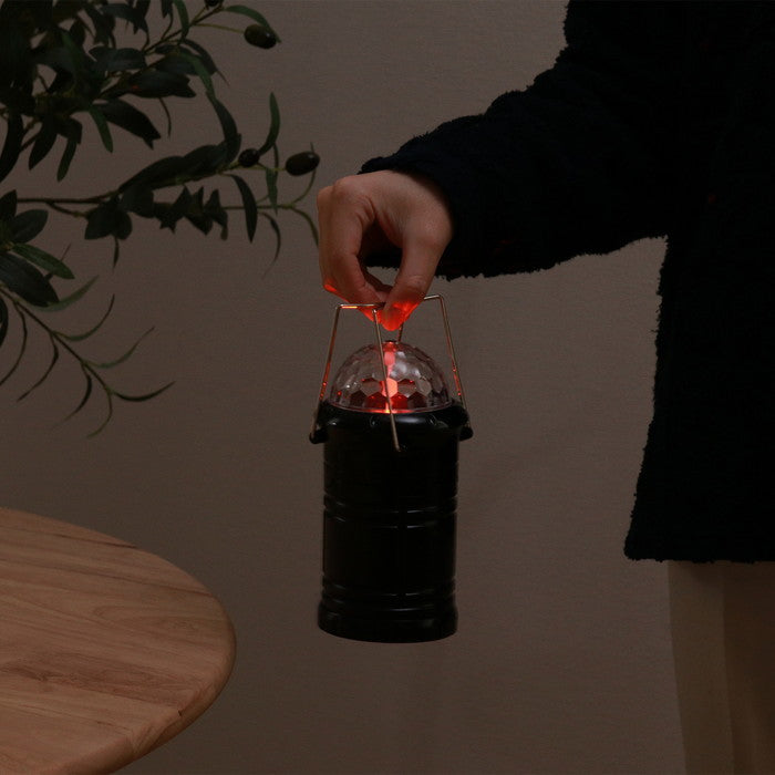 2WAY ランタンライトL ブラック 幅92×奥行92×高さ180 fj-19459の画像