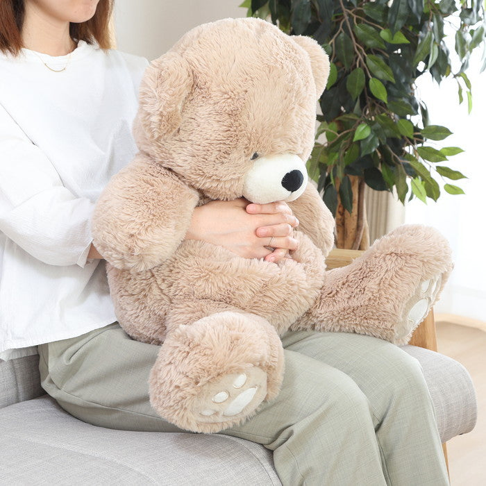 ぬいぐるみ くま 50cm BE QD23-402-50CM BE 幅450×奥行480×高さ500?700mm fj-19553の画像