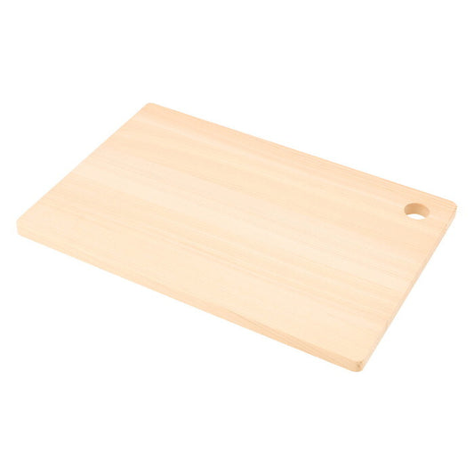 まな板 乾かしやすい ひのき 30x20cm ナチュラル 完成品 W300×D200×H12mm 0.336kg fj-19962の画像