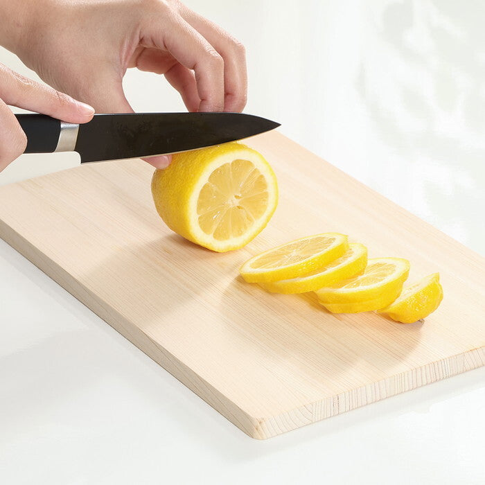 まな板 乾かしやすい ひのき 30x20cm ナチュラル 完成品 W300×D200×H12mm 0.336kg fj-19962の画像