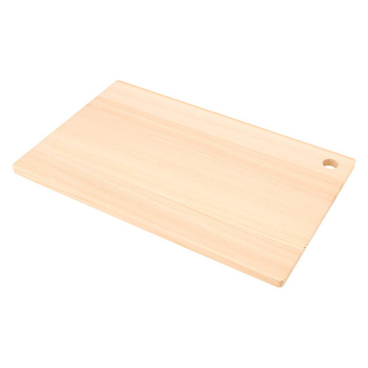 まな板 乾かしやすい ひのき 38x24cm ナチュラル 完成品 W380×D240×H12mm 0.546kg fj-19963の画像