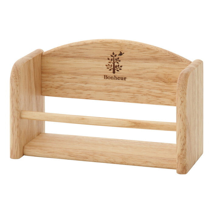 スパイスラック 木製 ボヌール ナチュラル 完成品 W165×D70×H105mm 0.175kg fj-22650の画像