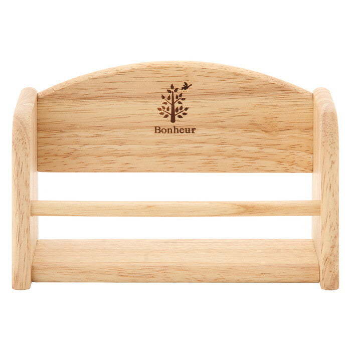 スパイスラック 木製 ボヌール ナチュラル 完成品 W165×D70×H105mm 0.175kg fj-22650の画像