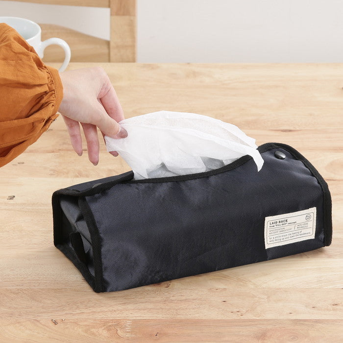 LB ティッシュケース ネイビー 幅275×奥行110×高さ65 fj-27620の画像