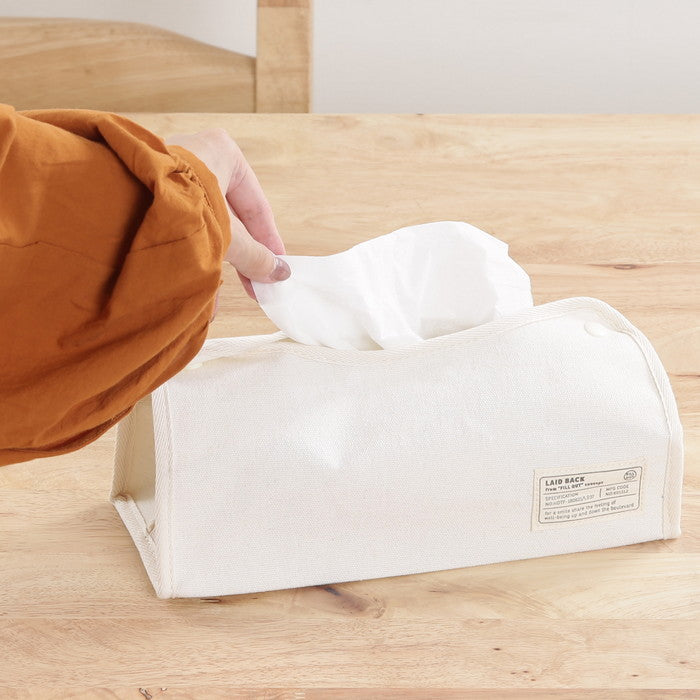 LB ティッシュケース アイボリー アイボリー 幅275×奥行110×高さ65 fj-27623の画像