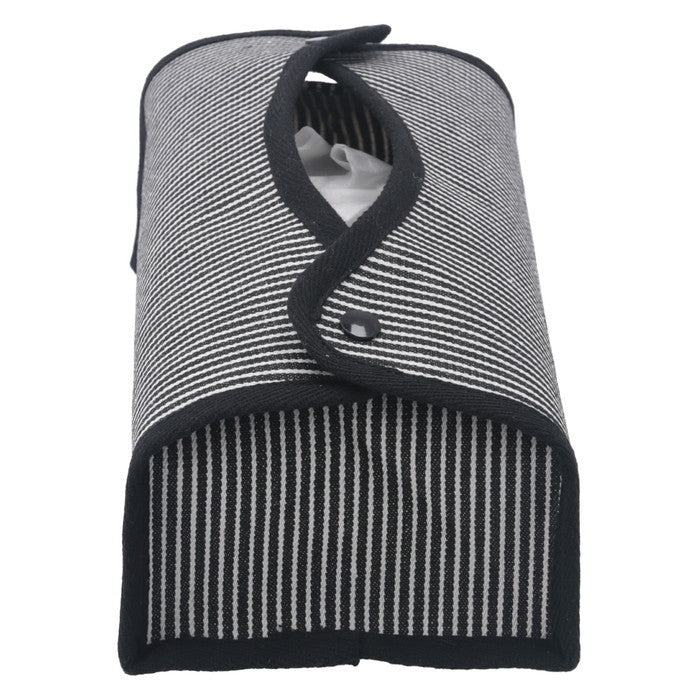 LB ティッシュケース ヒッコリー ブラック 幅275×奥行110×高さ65 fj-27625の画像