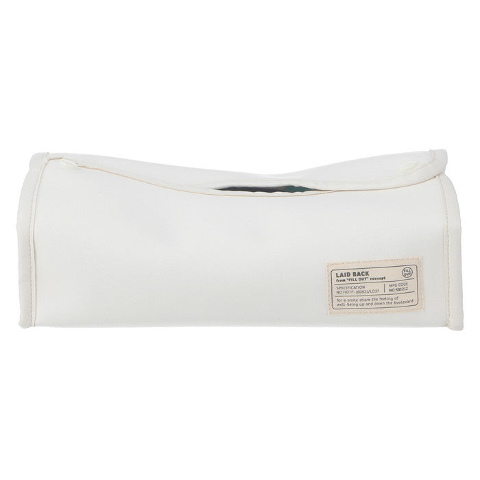 LB ティッシュケース ホワイト ホワイト 幅275×奥行110×高さ65 fj-27646の画像