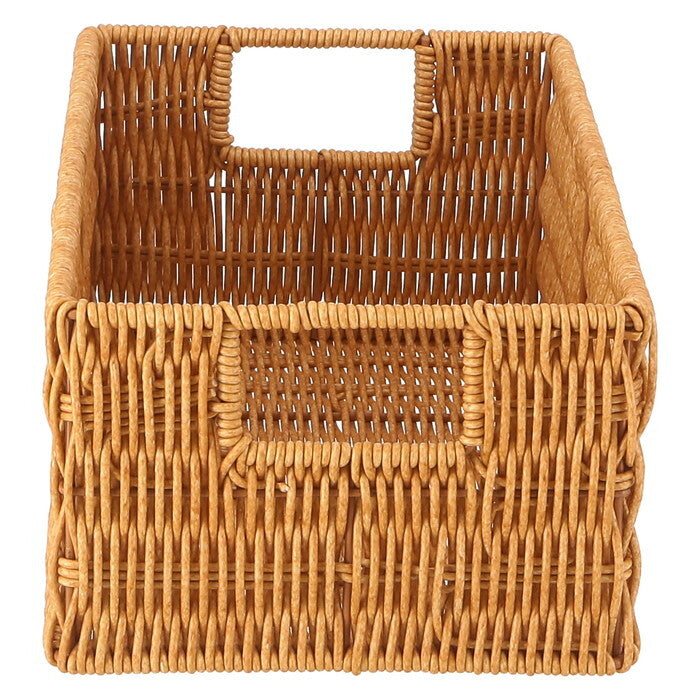 バスケット 洗える ナチュラル 完成品 W300×D175×H115mm 0.4kg fj-27875の画像