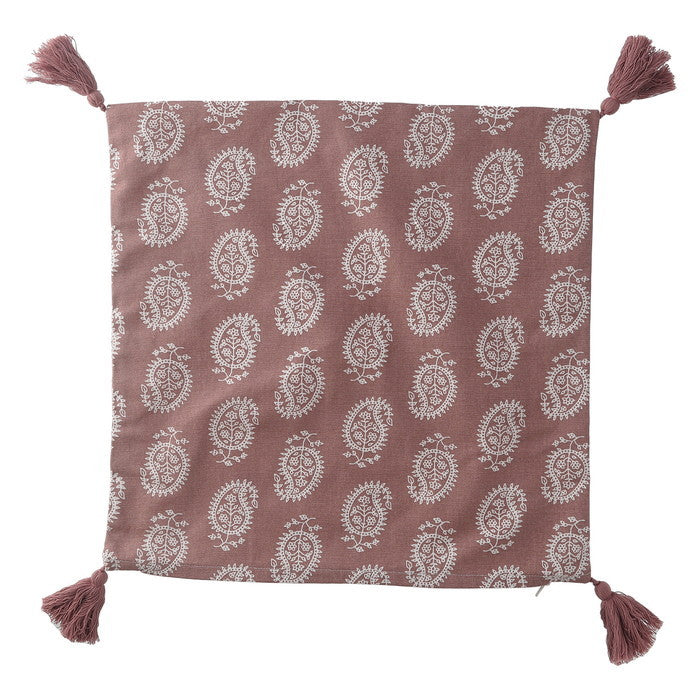 クッションカバー 45×45 タッセルペーズリー PK ピンク 幅45×450×高さ5 fj-27896の画像