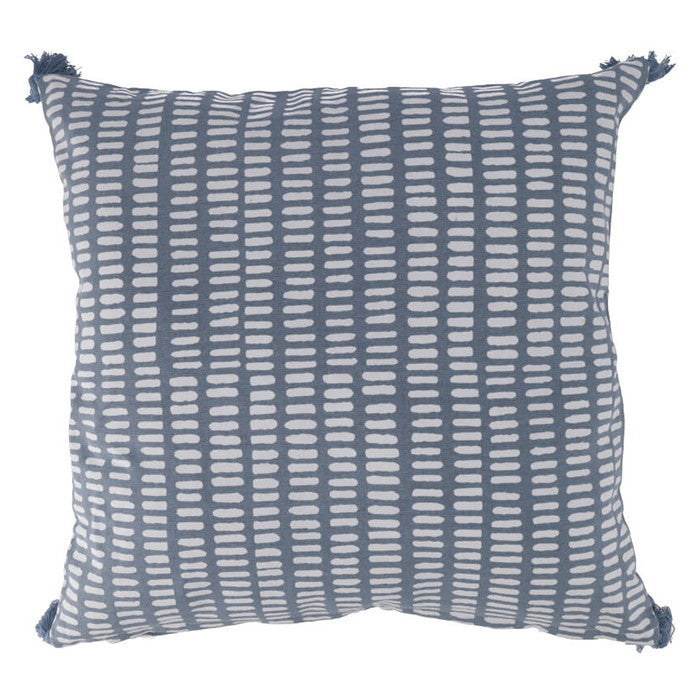 クッションカバー 45×45 タッセルランダムドット BL ブルー 幅45×450×高さ5 fj-27898の画像