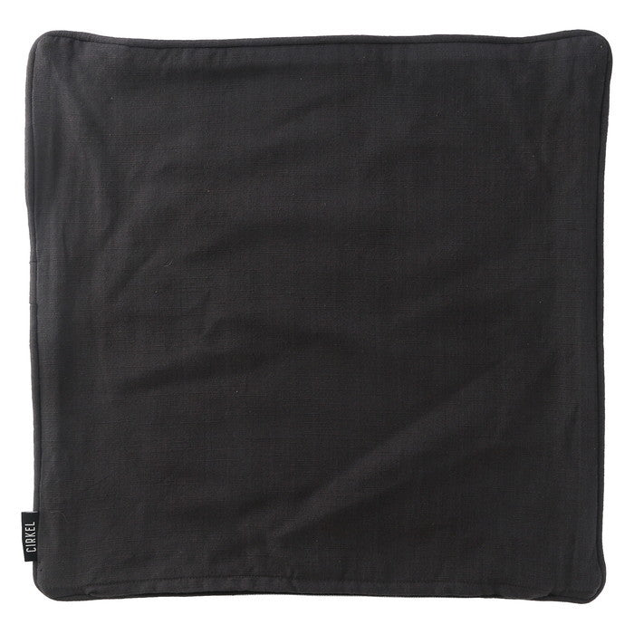 サーケル クッションカバー 45×45 パイピング GY チャコールグレー 幅45×450×高さ5 fj-27899の画像