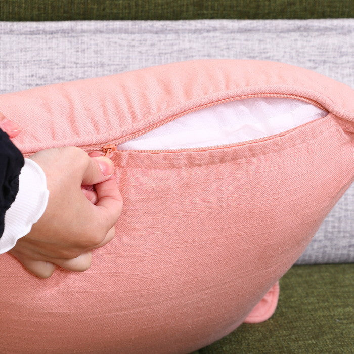 サーケル クッションカバー 45×45 パイピング PK ダストピンク 幅45×450×高さ5 fj-27902の画像