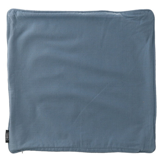 クッションカバー サーケル 45×45 パイピング BL ブルー 完成品 W450×D450×H5mm 0.1kg fj-27903の画像
