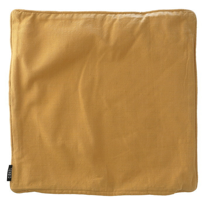 サーケル クッションカバー 45×45 パイピング YE マスタード イエロー 幅45×450×高さ5 fj-27904の画像