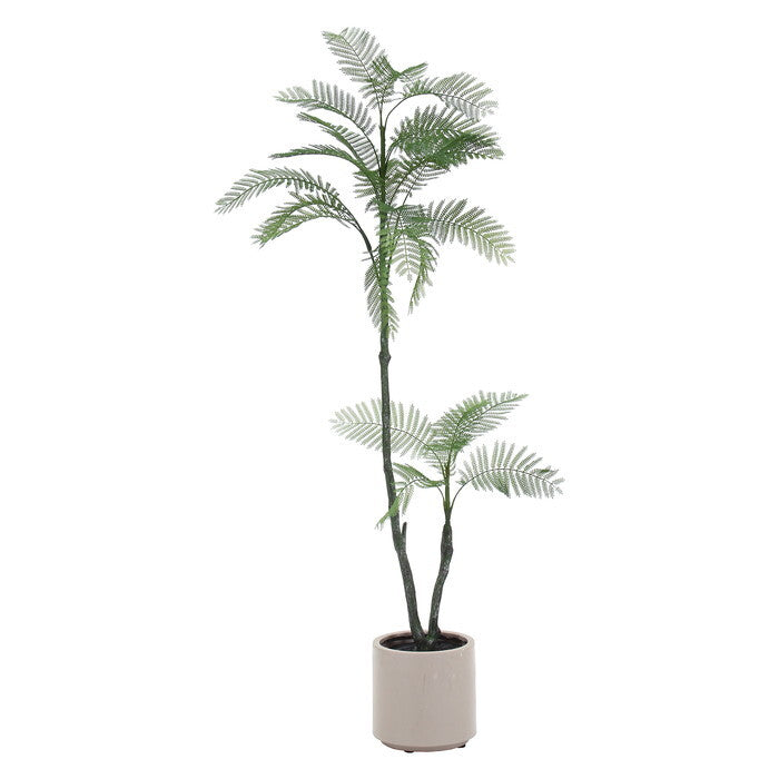 フェイクグリーン ジャカランダ 120cm ジョイント グリーン 完成品 一部取付 W500×D500×H1200mm 2kg fj-28053の画像