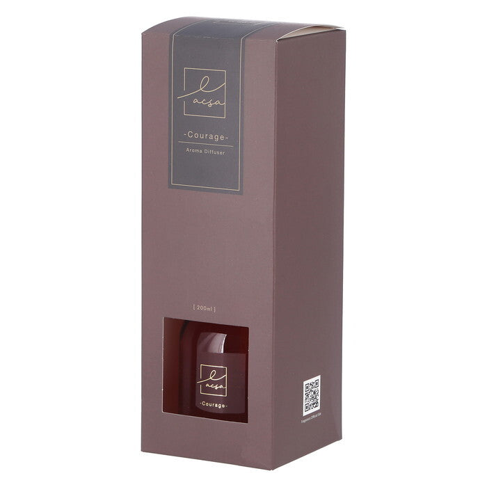 ディフューザー LACSA ラシサ Courage 200ml 完成品 W115×D85×H240mm 0.56kg fj-28062の画像