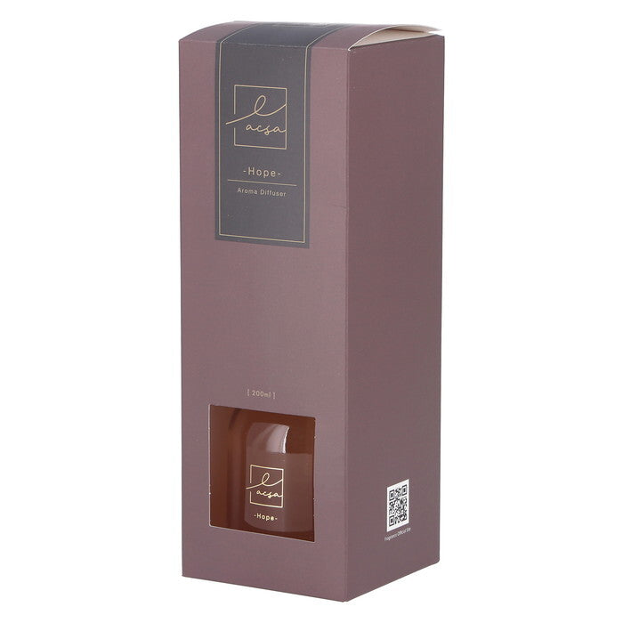 ディフューザー LACSA ラシサ Hope 200ml 完成品 W115×D85×H240mm 0.56kg fj-28063の画像