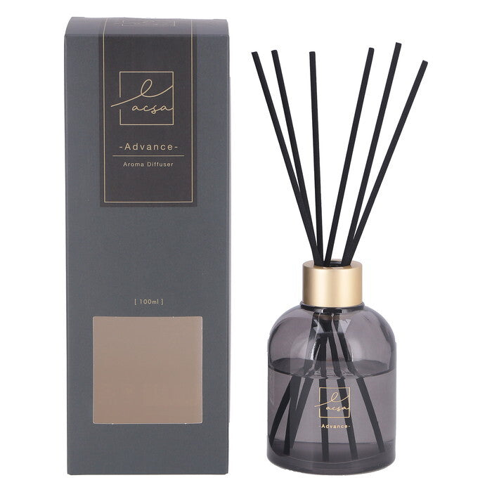 ディフューザー LACSA ラシサ Advance 100ml 完成品 W80×D80×H220mm 0.34kg fj-28065の画像