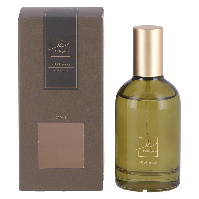ピローミスト LACSA ラシサ Believe 50ml 完成品 W55×D55×H115mm 0.195kg fj-28068の画像