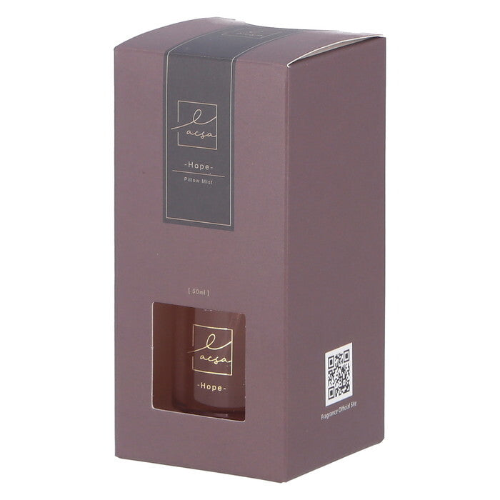 ピローミスト LACSA ラシサ Hope 50ml 完成品 W55×D55×H115mm 0.195kg fj-28071の画像