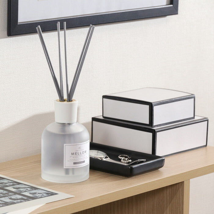 ディフューザー Mellow メロウ Fig&Lily 200ml 完成品 W85×D85×H240mm 0.56kg fj-28074の画像