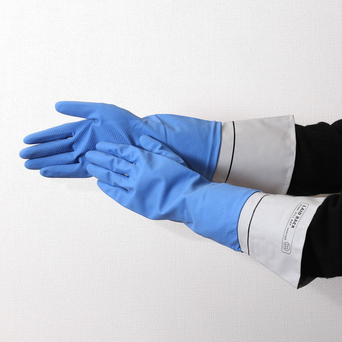 LBラテックスグローブ ブルー 幅170×奥行400×高さ10 fj-28110の画像