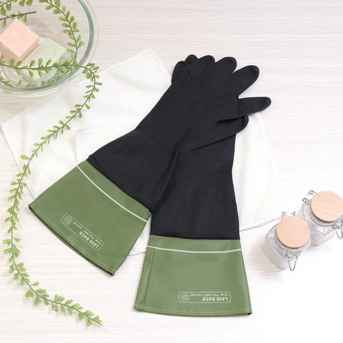 LBラテックスグローブ カーキ 幅170×奥行400×高さ10 fj-28112の画像