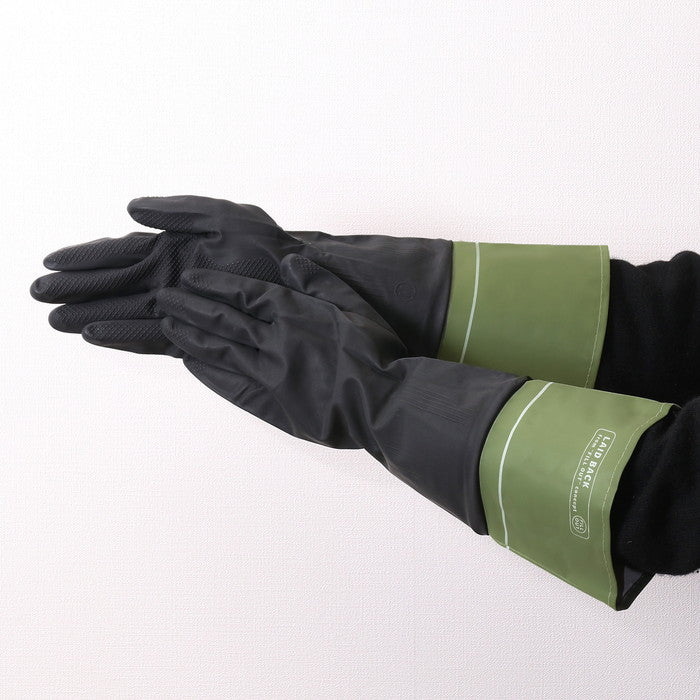 LBラテックスグローブ カーキ 幅170×奥行400×高さ10 fj-28112の画像